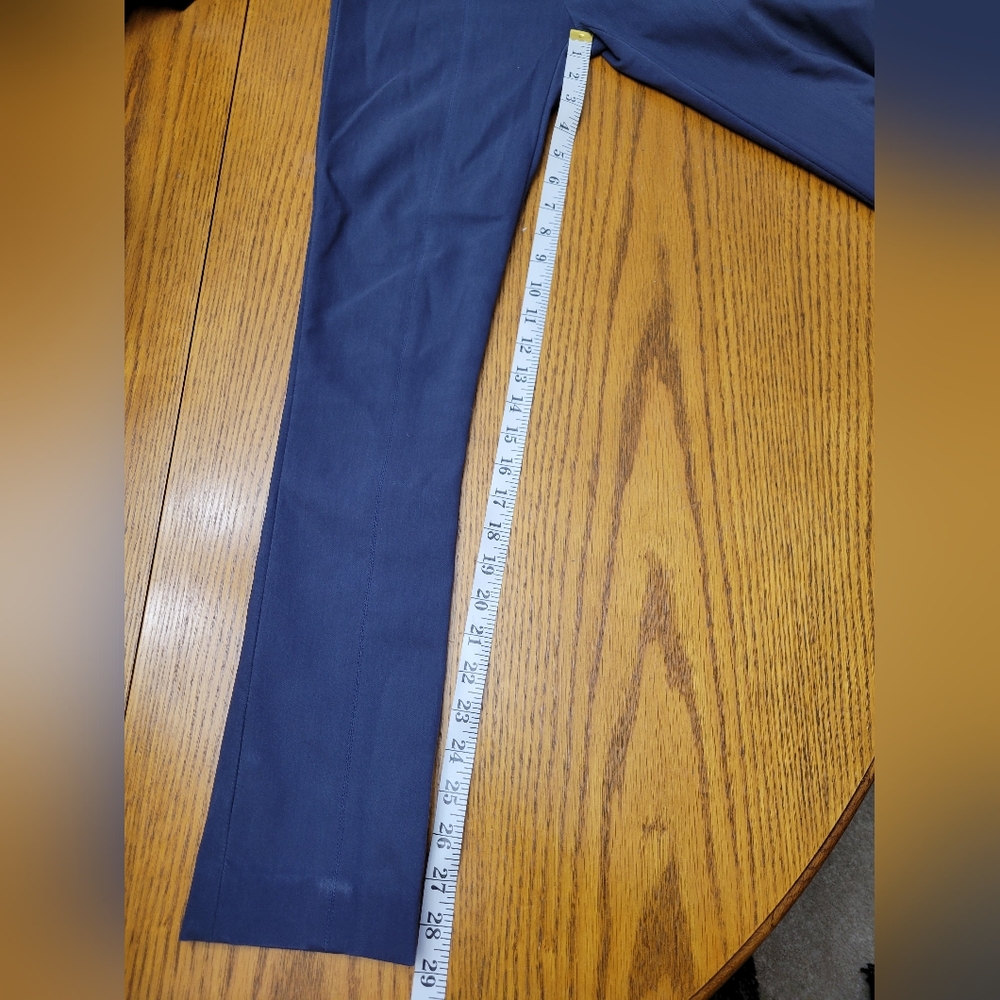 M.M. LaFleur Foster Cigarette Dress Pant in Monsoon (Blue-Gray) Size 0P Trouser - Picture 10 of 13